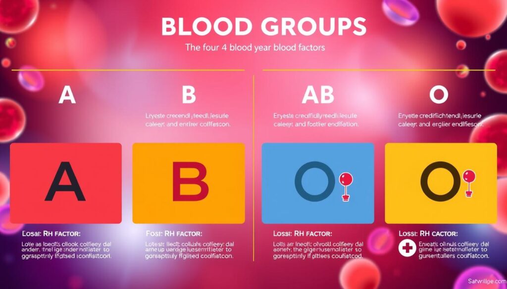Grupos sanguíneos e fator Rh
