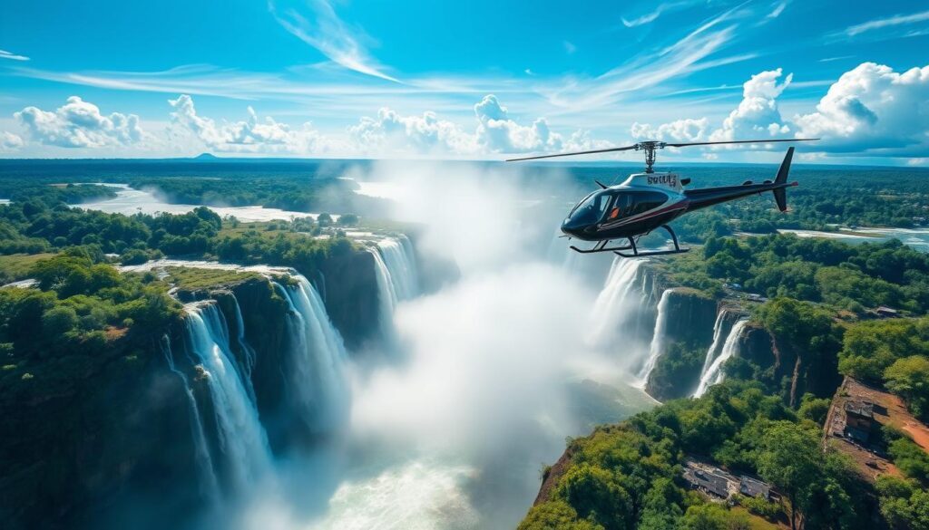 Passeio de helicóptero sobre as Cataratas do Iguaçu