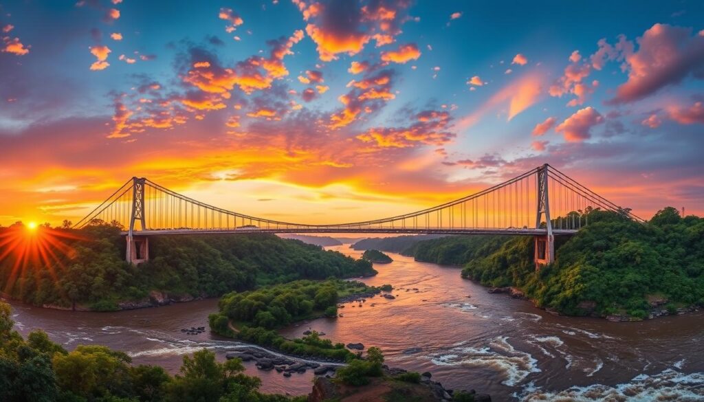 Ponte da Amizade fronteira Brasil Paraguai