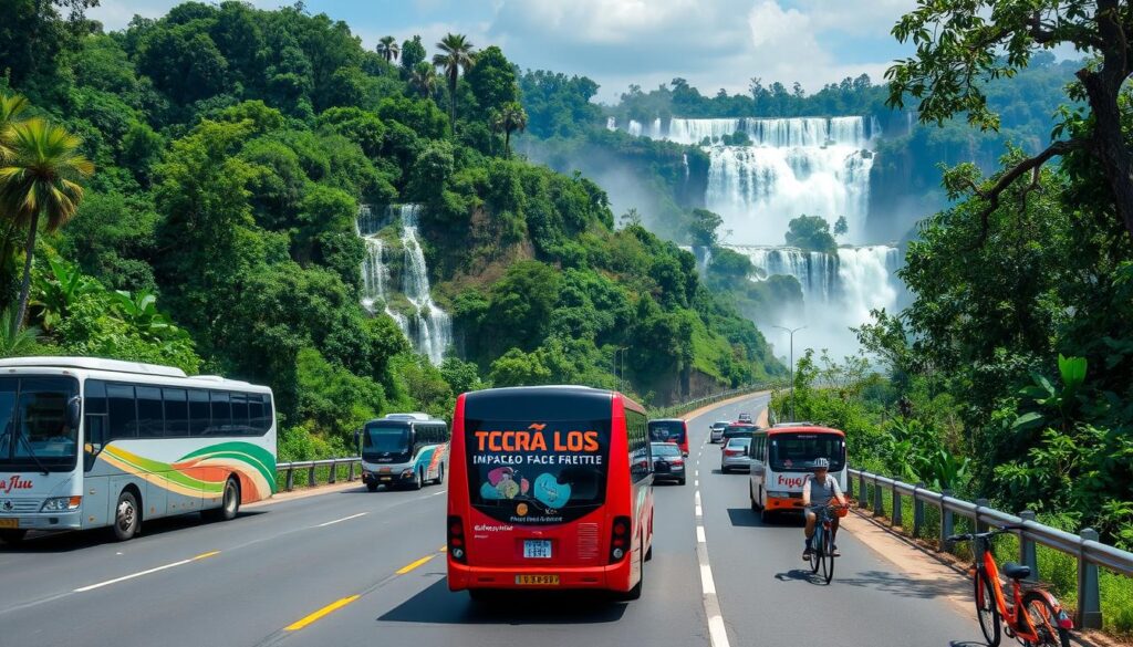 Transporte para as Cataratas