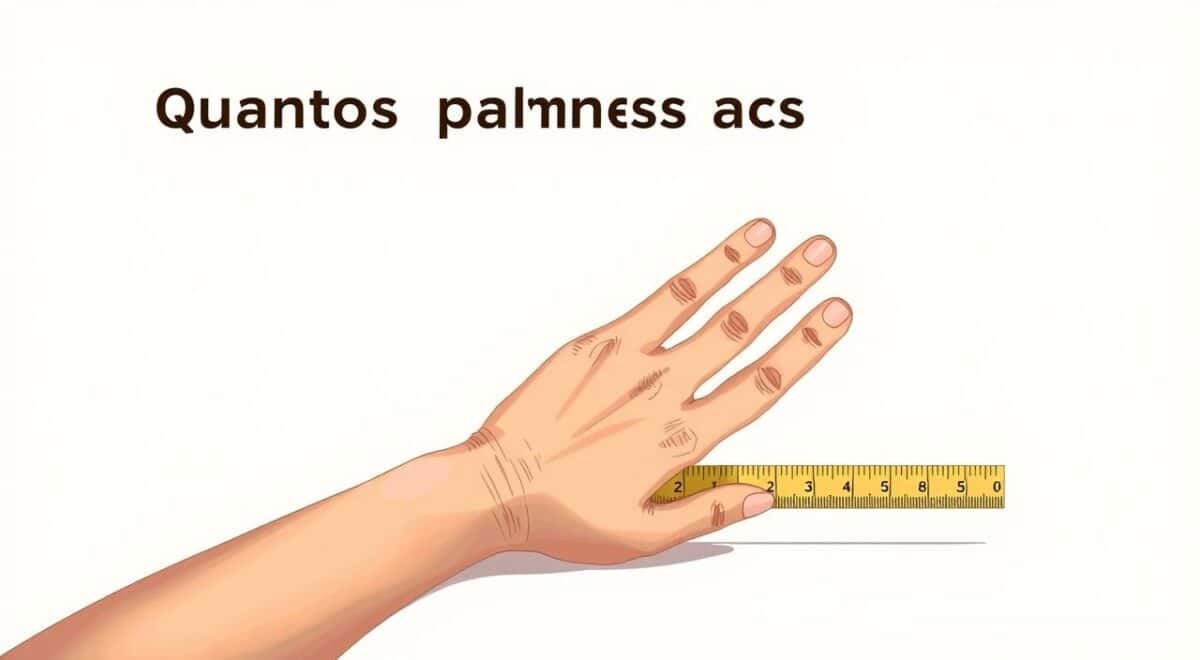 Quantos palmos tem um metro: Medida exata